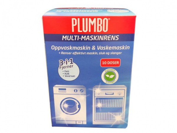 Maskinrens Plumbo Multi Pulver Poser (10 stk)