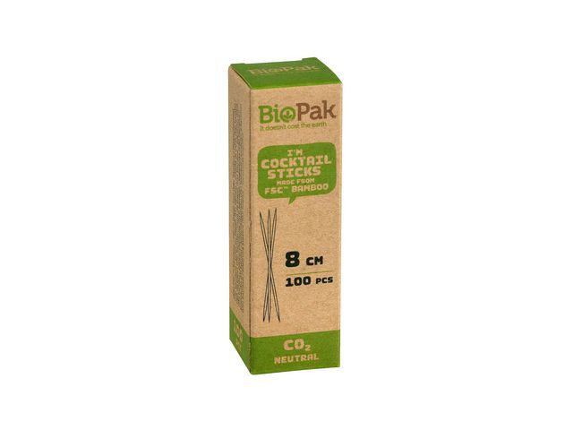 BildeCocktailpinner Duni Bambus 8Cm (100 stk/pk, 36 pakker)