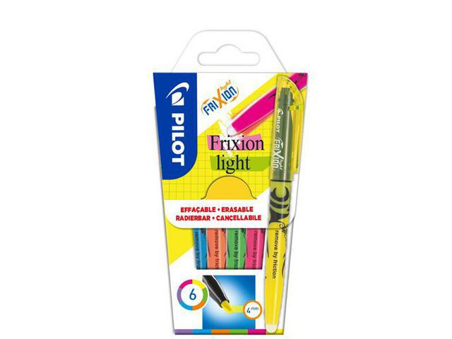BildeTekstmarker Pilot Frixion Light Ass (6 stk)