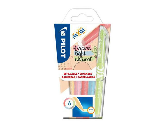 BildeTekstmarker Pilot Frixion Natur (6 stk)