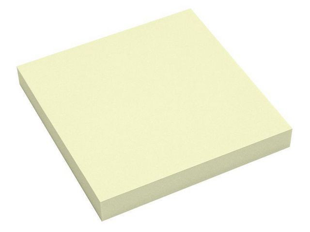 BildeNotatblokk Info Hygienic 75X75 Gul (12 stk)