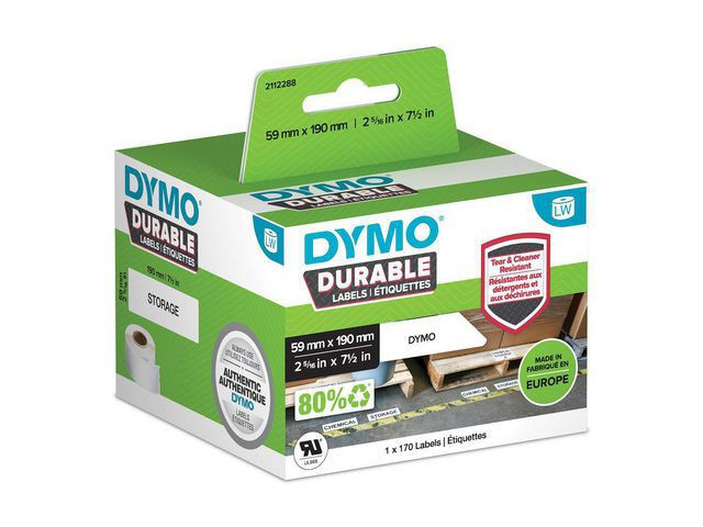 BildeEtikett Dymo Durable 59Mm X 190Mm (170 stk)