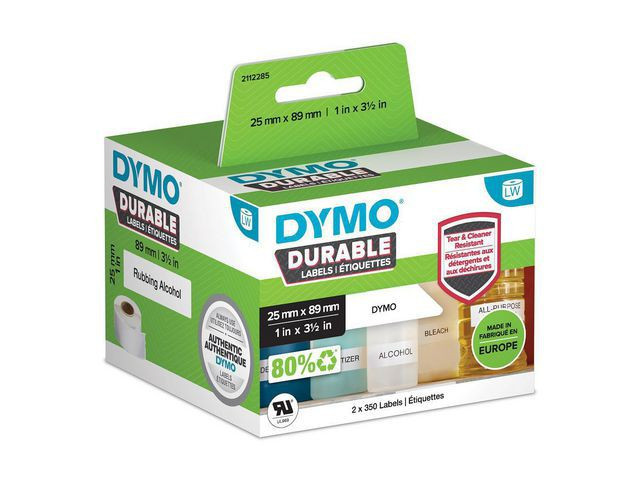 BildeEtikett Dymo Durable 25Mm X 89Mm (700 stk)