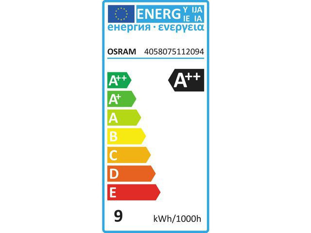 BildeLyspære Osram Led 9W/827 Dim Frost E27 (6 stk)