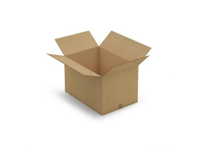 BildePappeske Dobbel Bølgepapp 65X45X40Cm (10 stk)