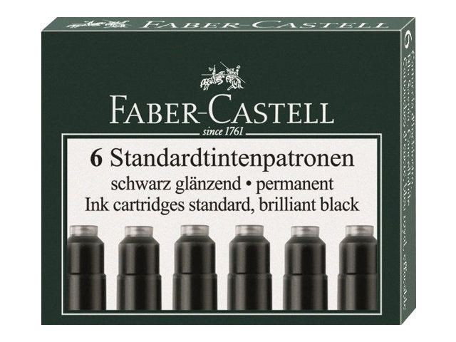BildeBlekkpatron Faber Castell Sort (6 stk)