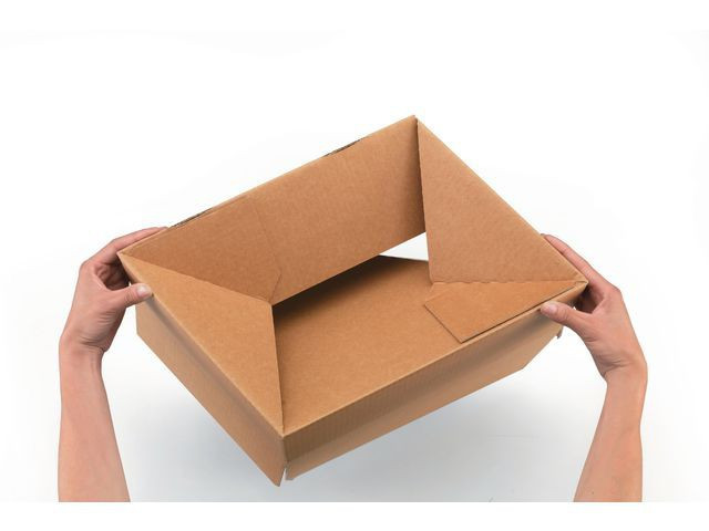 BildePappeske Automatbunn Tape 345X255X130Mm (20 stk)
