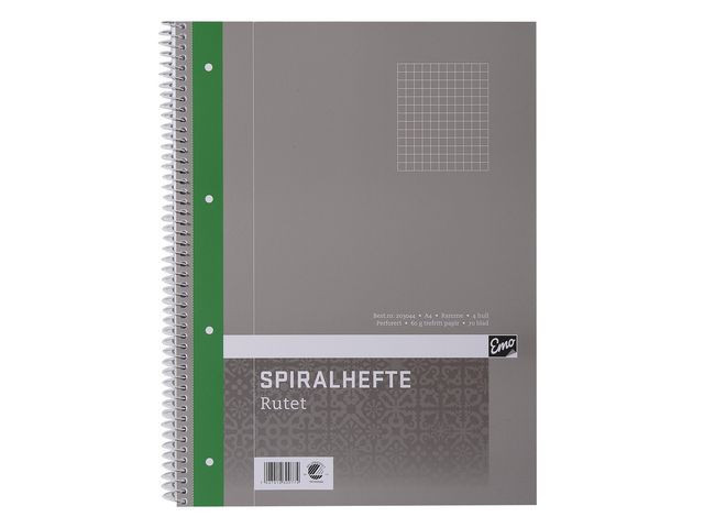 BildeSpiralhefte Emo A4 60G 70 Blad Ruter (5 stk)