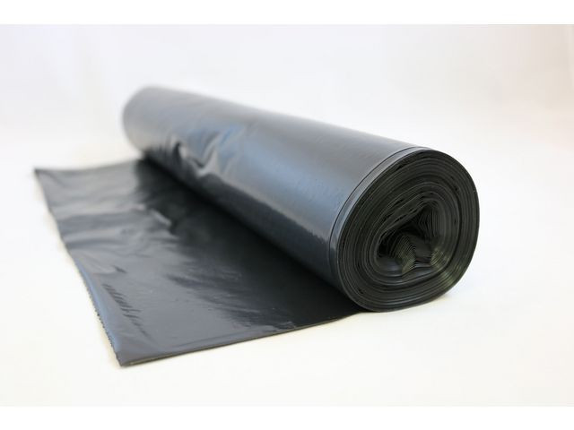 BildeAvfallssekk Ld-Pe 76X130Cm 65My Sort (10 stk/rull, 8 ruller)