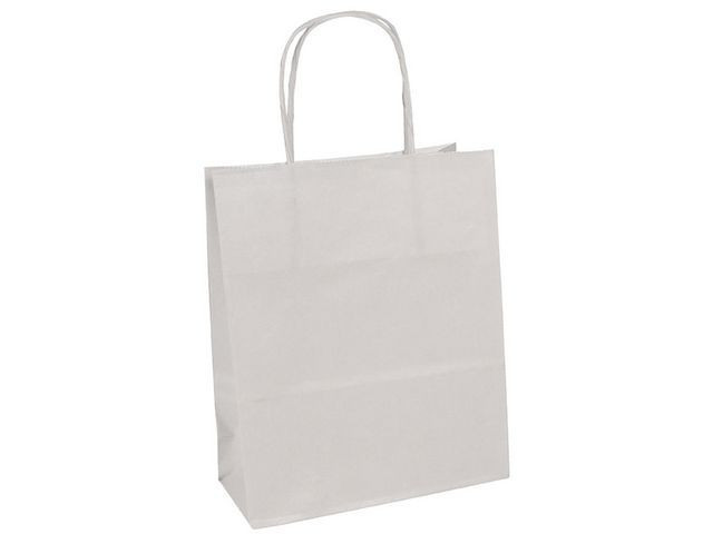 BildeGavepose Cf Kraft 16X8X21Cm Hvit (25 stk)