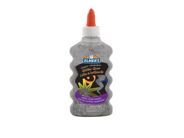 BildeGlitterlim Elmers 177Ml Sølv