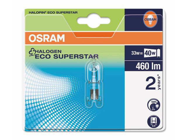 BildeLyspære Osram Halopin 35W/1028 G9 (10 stk)