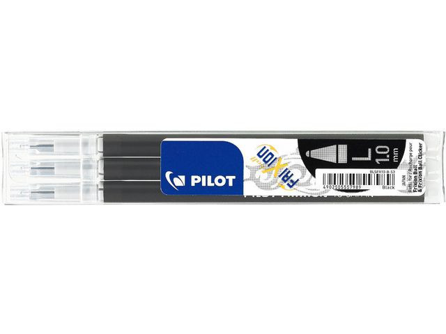 BildeRefillpilotfrixion 1,0Sort (3 stk)