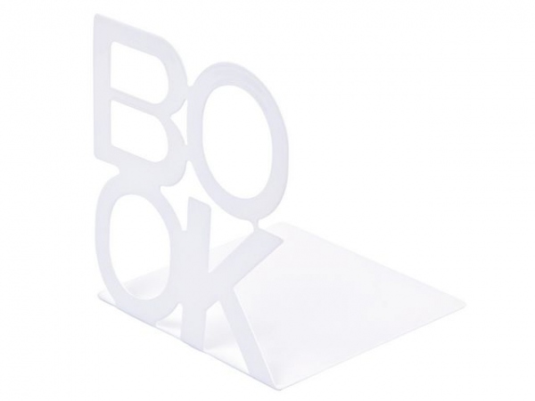 Bokstøtte Burde Book Hvit (2 stk)