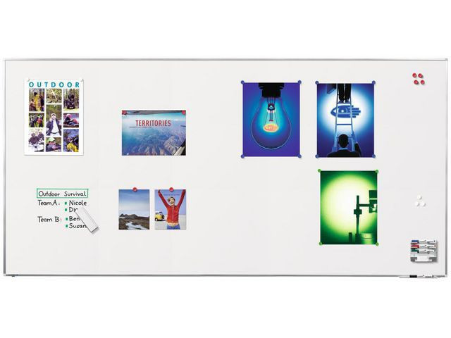 BildeWhiteboard Legamaster Prem. Pl 120X240Cm