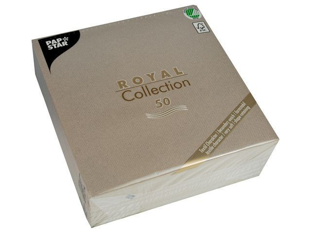 BildeServiett Papstar Rc 40X40Cm Grå (50 stk/pk, 5 pakker)