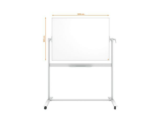 BildeWhiteboard Nobo Vendbar Emalje 90X120Cm
