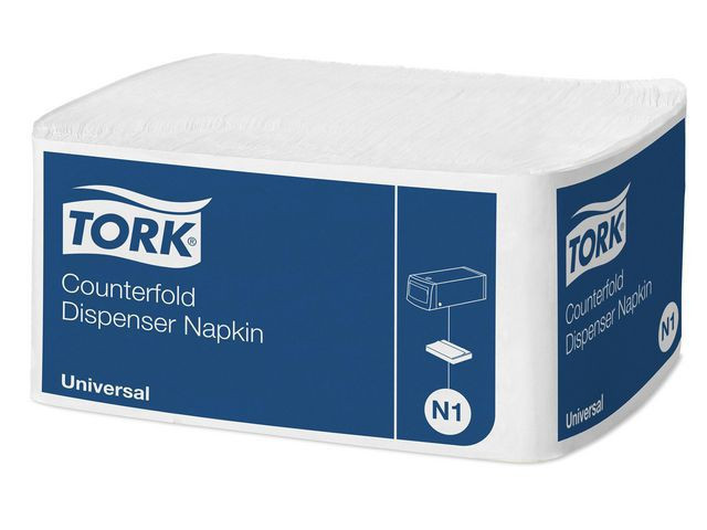 BildeDispenserserviett Tork 1L N1 Hvit (300 stk/pk, 24 pakker)