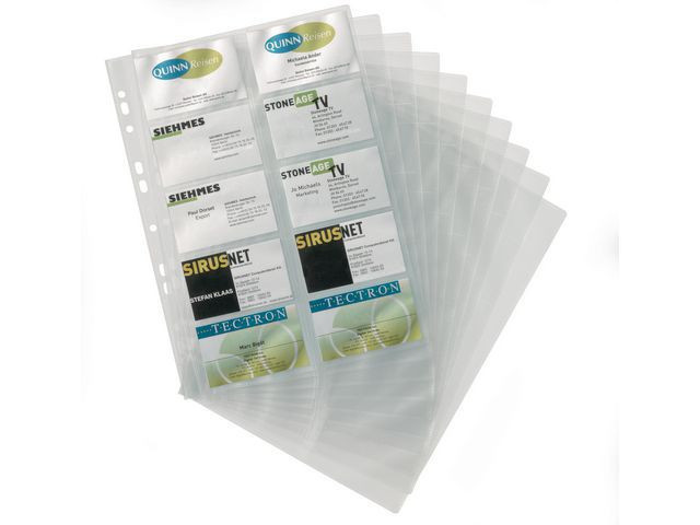 BildeVisittkortlomme Durable A4 10Kort (10 stk)