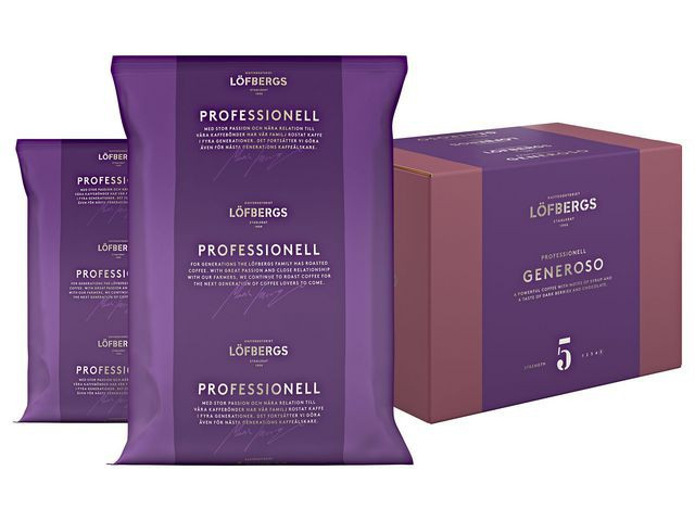 BildeKaffe Löfbergs Generoso Ra Hb 1000G (6 poser)