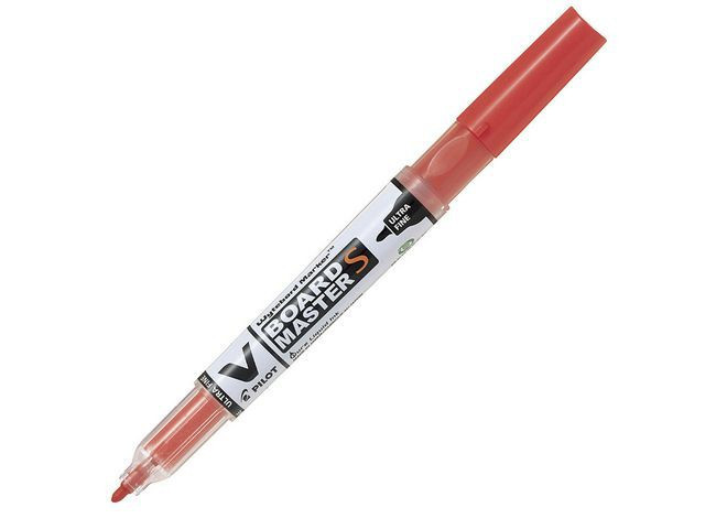 BildeWhiteboardpenn Pilot V-Board Uf Rød