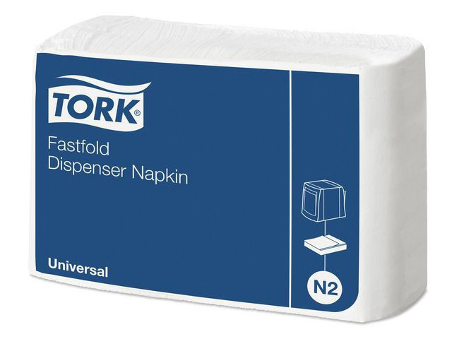 BildeDispenserserviett Tork 1L N2 Hvit (300 stk/pk, 36 pakker)