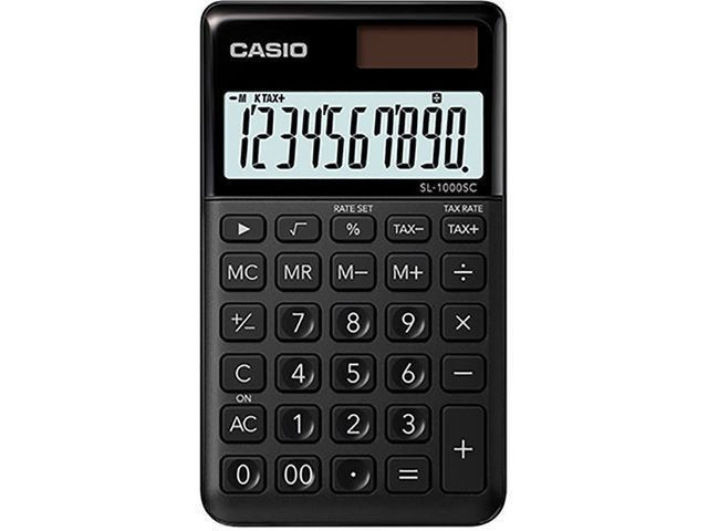 BildeLommekalkulator Casio Sl-1000Sc Sort