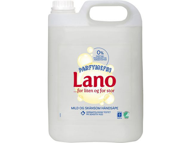 BildeHåndsåpe Lano Parfymefri 5L (3 stk)