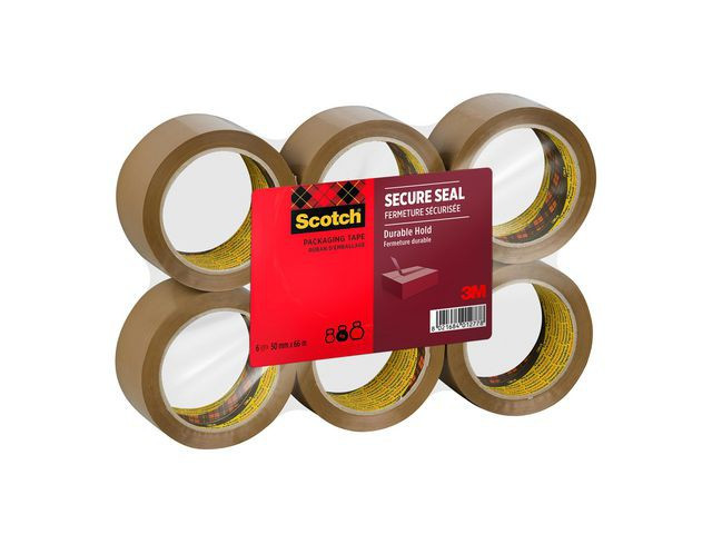 BildeEmb.tape Scotch Kraftig 50X66 Brun (6 stk)