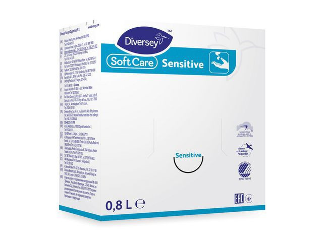 BildeHåndsåpe Soft Care Sensitive 0,8L Re (6 stk)