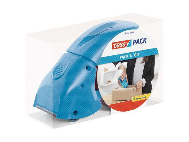 BildeDispenser Tesa Emb.tape Pack'n Go Blå