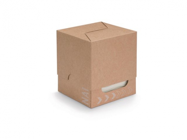 Serviett Dunisoft 20Cm Hvit M/Disp (50 stk/pk, 24 pakker)