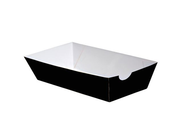 BildePommes Frites Skål 9X16X3,8Cm (100 stk/pk, 8 pakker)