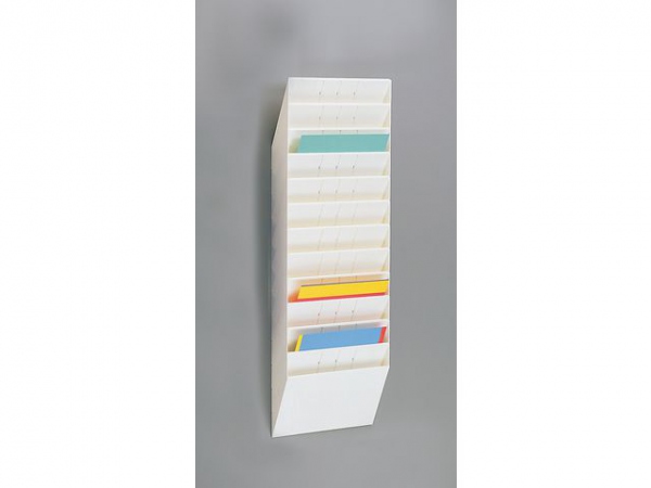 Blanketthylle Durable A4 Ligg 12Rom Hvit