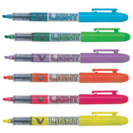 Tekstmarker Pilot V Liquid Light Ass (6 stk)