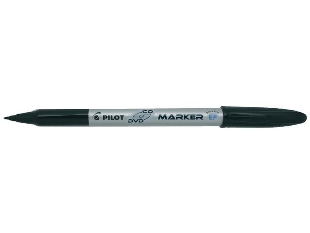 BildeMerkepenn Pilot Begreen Cd/Dvd Ef Sort (10 stk)