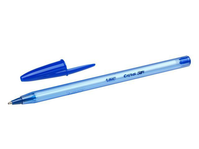 BildeKulepenn Bic Cristal Soft Blå (50 stk)