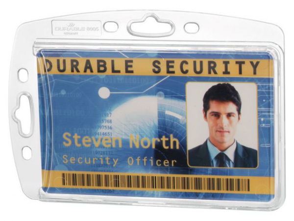 Kortholder Durable For 1 Kort Trans (10 stk)