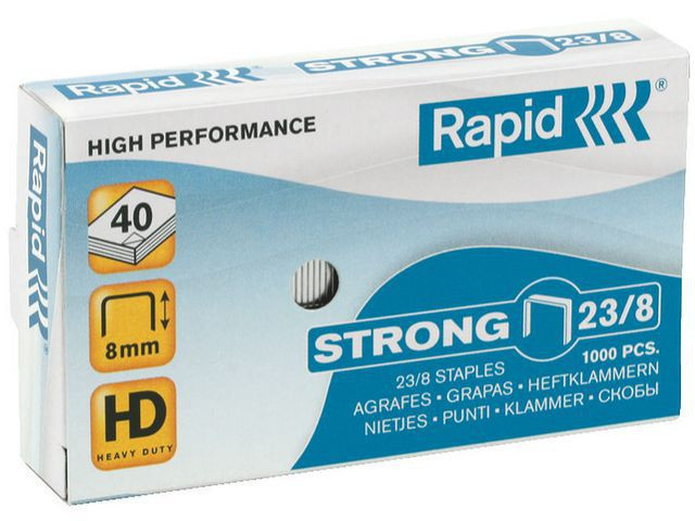BildeHeftestift Rapid Strong 23/8 Galv. (1000 stk)