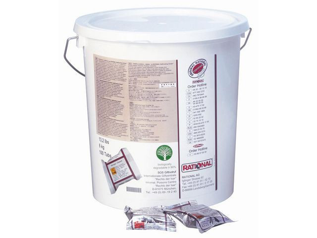 BildeRensetablett Ecolab Rational Tabs 6Kg