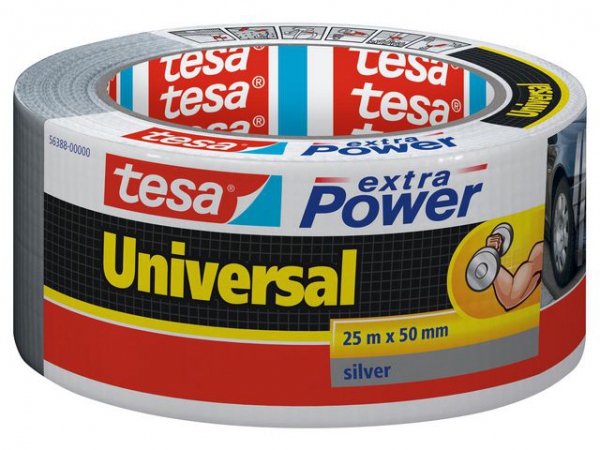 Lerretstape Tesa 50Mmx25M Sølv