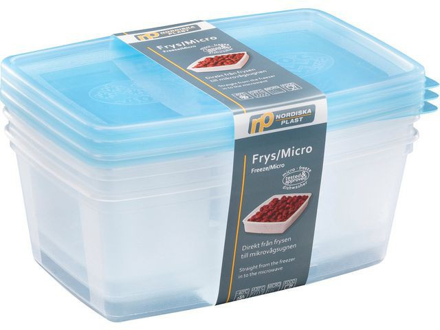 BildeMatoppbevaring Pp 175X118X70Mm 0,8L (3 stk/pk, 12 pakker)