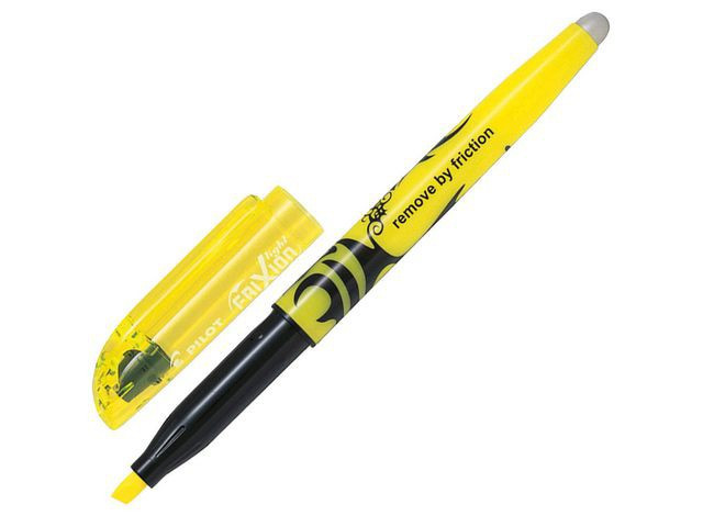 BildeTekstmarker Pilot Frixion Light Gul (12 stk)