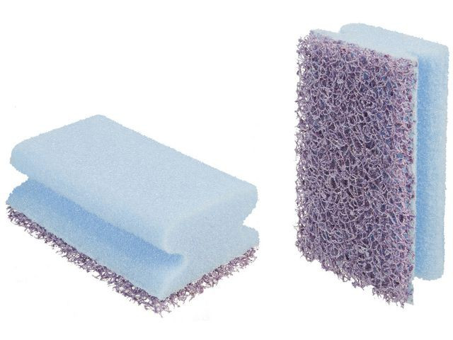 BildeSkurepad Lilla/Blå M/Grep 70X130Mm (6 stk/pk, 8 pakker)