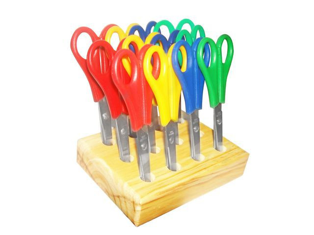 BildeSaks Barn 12Cm Med Stativ Ass. Frg (12 stk)