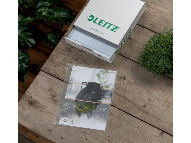 BildePlastlomme Leitz Recycle A4 90My (100 stk)
