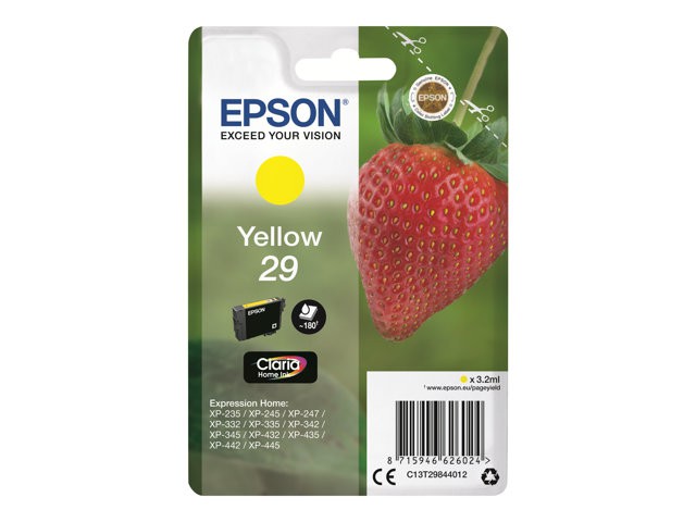 EPSON Ink C13T29844012 29 Yellow Strawberry