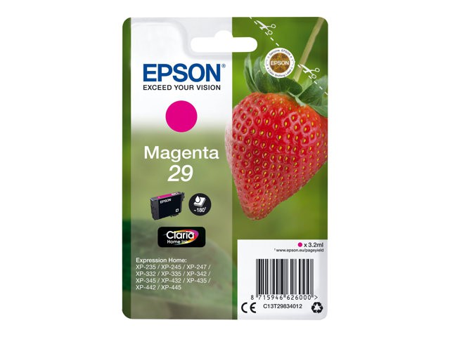 BildeEPSON Ink C13T29834012 29 Magenta Strawberry