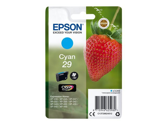 EPSON Ink C13T29824012 29 Cyan Strawberry