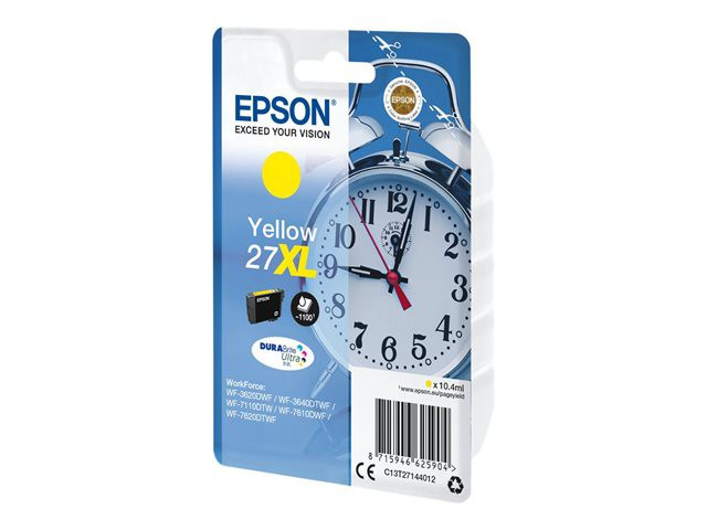 BildeEPSON Ink C13T27144012 27XL Yellow Alarm Clock